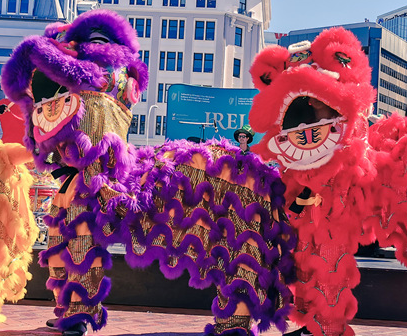 Chinese folk arts liven up St. Patrick's Day event