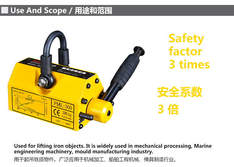 permanent magnetic lifting