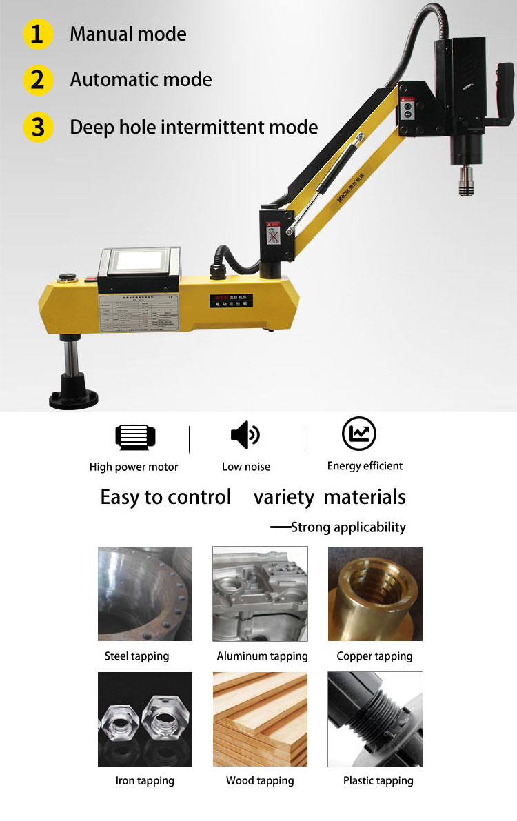 electric tapping arm machine